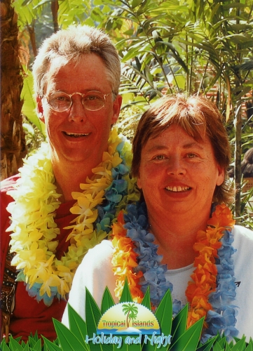 Ursula und Rolf in Tropical Islands